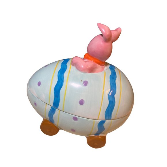 Easter Bunny in Egg Shaped Car Treat Jar Decor - Picture 6 of 12